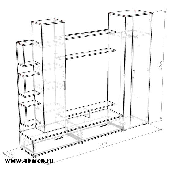 Стенка даллас инструкция по сборке